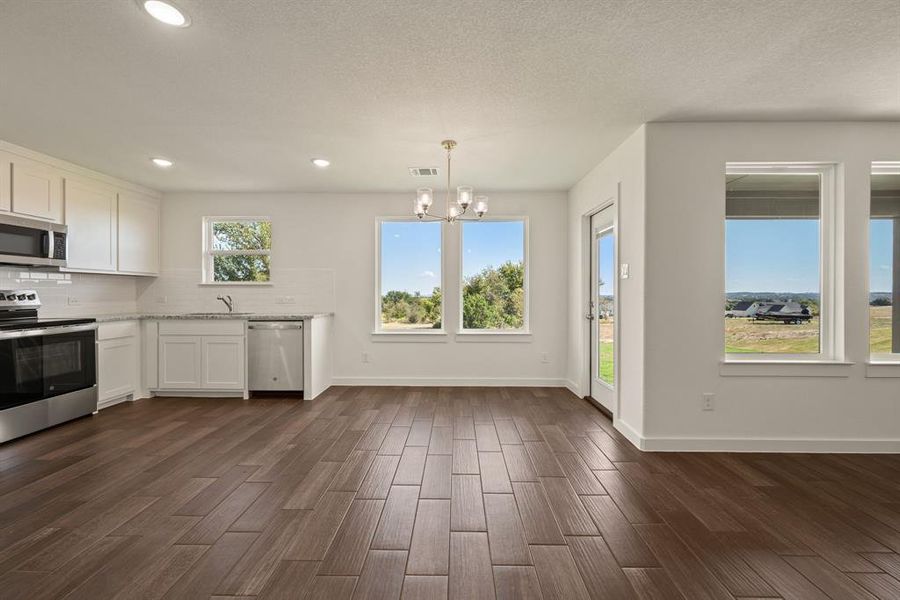 Spacious, unfurnished interior of a new home in Gatlin Ranch, Springtown (Image 23). Spacious, unfurnished interior of a new home in Gatlin Ranch, Springtown (Image 23).