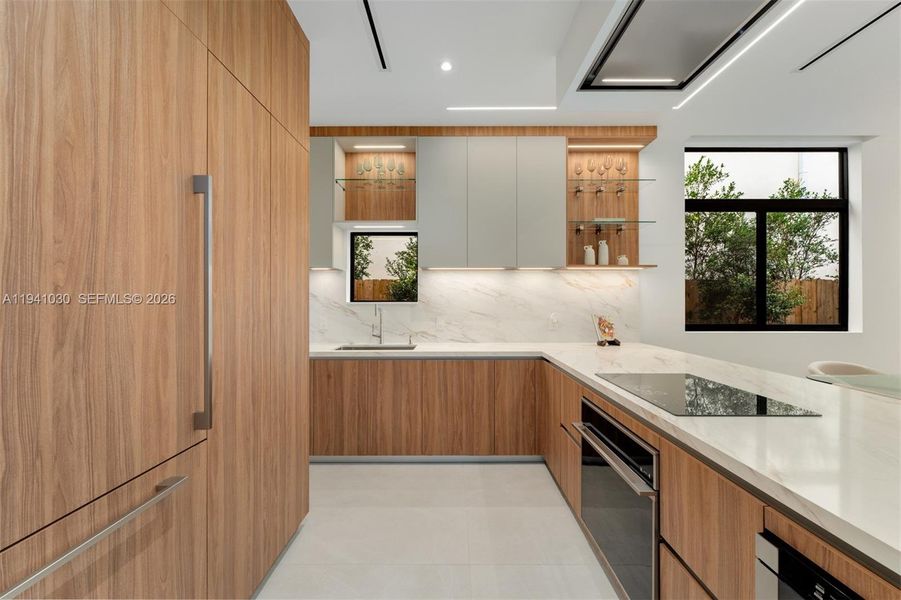 Furnished interior view inside a new home in , Miami (Image 14).