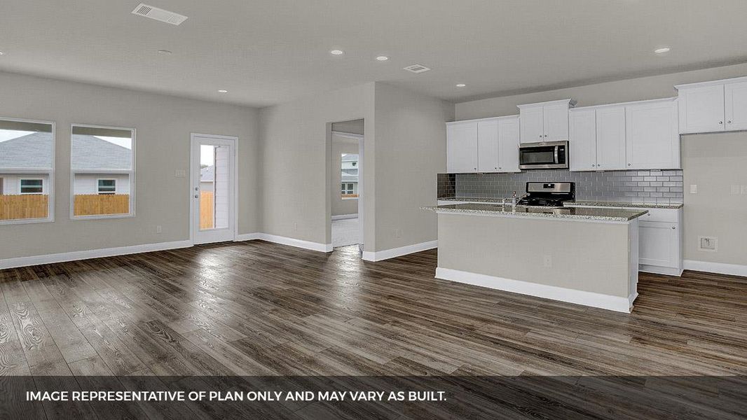 Spacious, unfurnished interior of a new home in Prairie Lakes, Buda (Image 13).