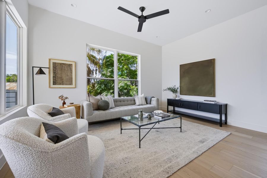 Furnished interior view inside a new home in , Austin (Image 16).