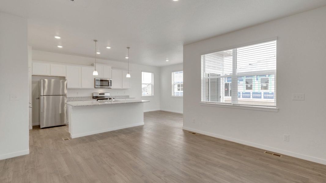 Representative unfurnished interior of a home built from the Cabral by D.R. Horton in The Ridge at Lorson Ranch, Colorado Springs (Image 11).