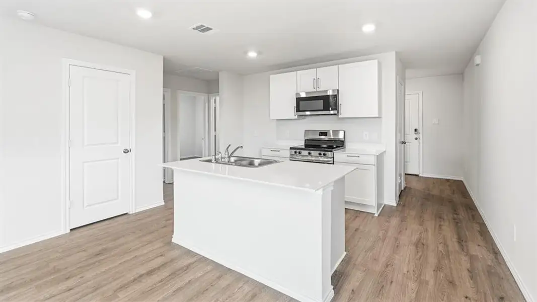 Furnished interior view inside a new home in Asher Oaks, Bonham (Image 8).