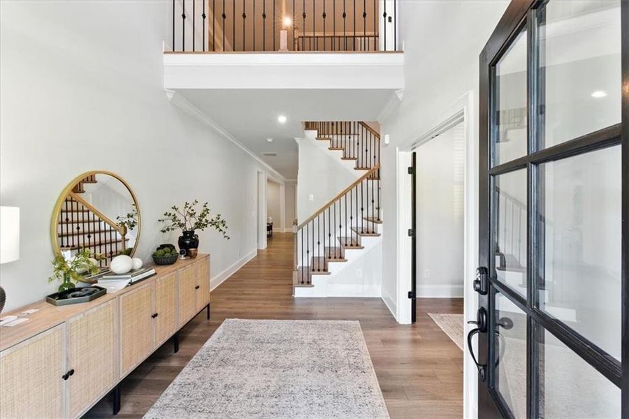 Furnished interior view inside a new home in Ford Landing, Acworth (Image 32).