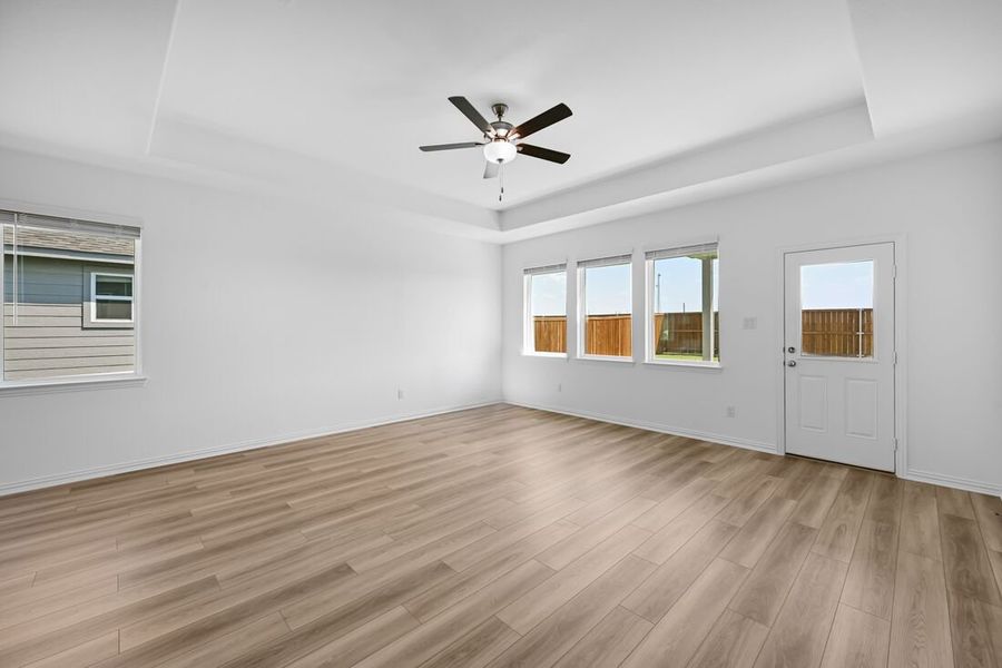 Spacious, unfurnished interior of a new home in River Ridge, Crandall (Image 24). Spacious, unfurnished interior of a new home in River Ridge, Crandall (Image 24).