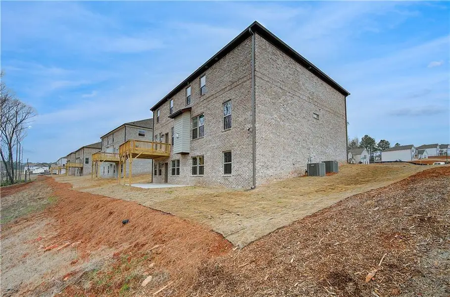 Exterior details and patio area of a home in Trinity Park, McDonough (Image 3).