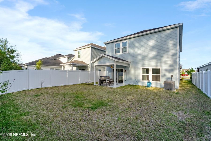 Exterior details and patio area of a home in , Fernandina Beach (Image 4).
