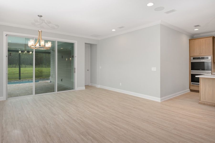Representative unfurnished interior of a home built from the Boca by Riverside Homes in Mariposa at EverRange, Jacksonville (Image 27).