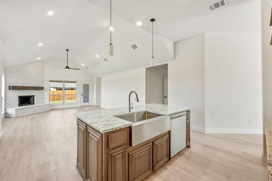Furnished interior view inside a new home in Meadow Vista 60-65, Anna (Image 14). Furnished interior view inside a new home in Meadow Vista 60-65, Anna (Image 14).
