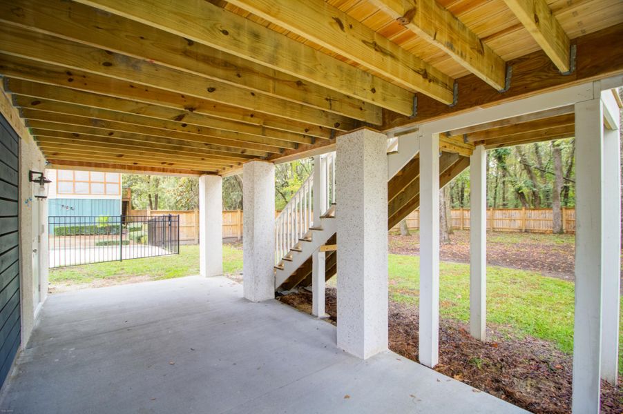 In-progress construction of a new home in , Charleston, SC (Image 42).