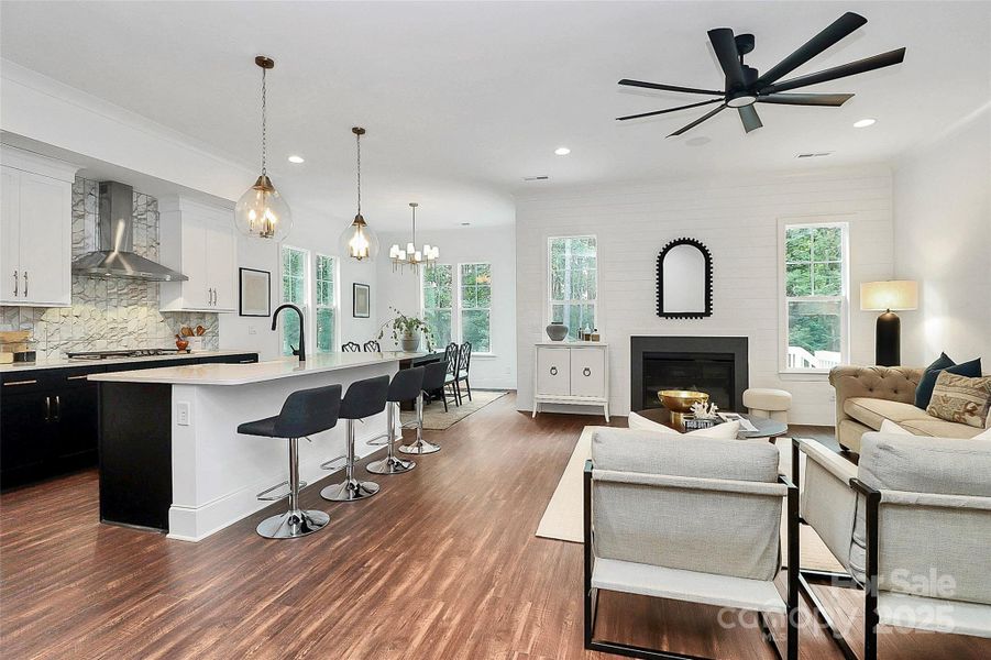 Furnished interior view inside a new home in , Denver (Image 17). Furnished interior view inside a new home in , Denver (Image 17).