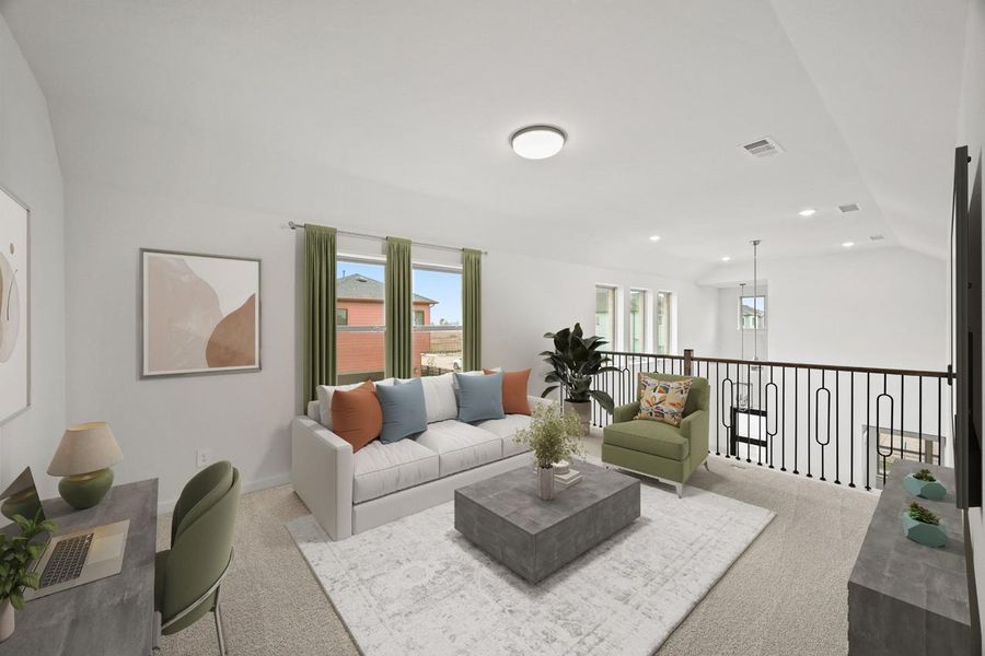 Loft - Virtually Staged Loft - Virtually Staged