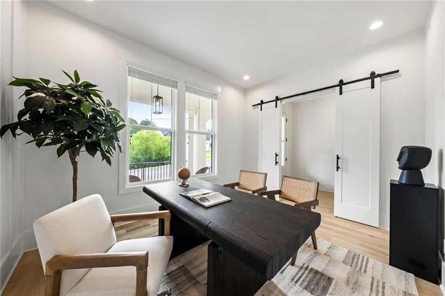 Furnished interior view inside a new home in , Atlanta (Image 15).