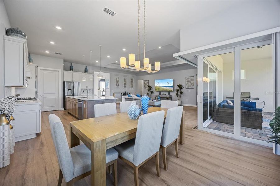 Furnished interior view inside a new home in Del Webb Sunbridge, St. Cloud (Image 17).