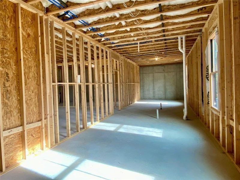 In-progress construction of a new home in , Gainesville, GA (Image 42).