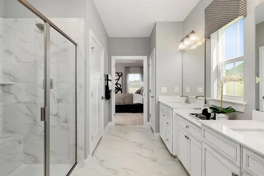 Representative furnished interior of a home built from the Savannah 2-Story by Ryan Homes in Albemarle, Hertford (Image 7).