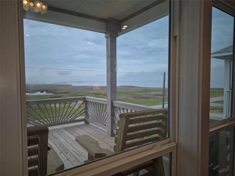 View from primary window. View from primary window.