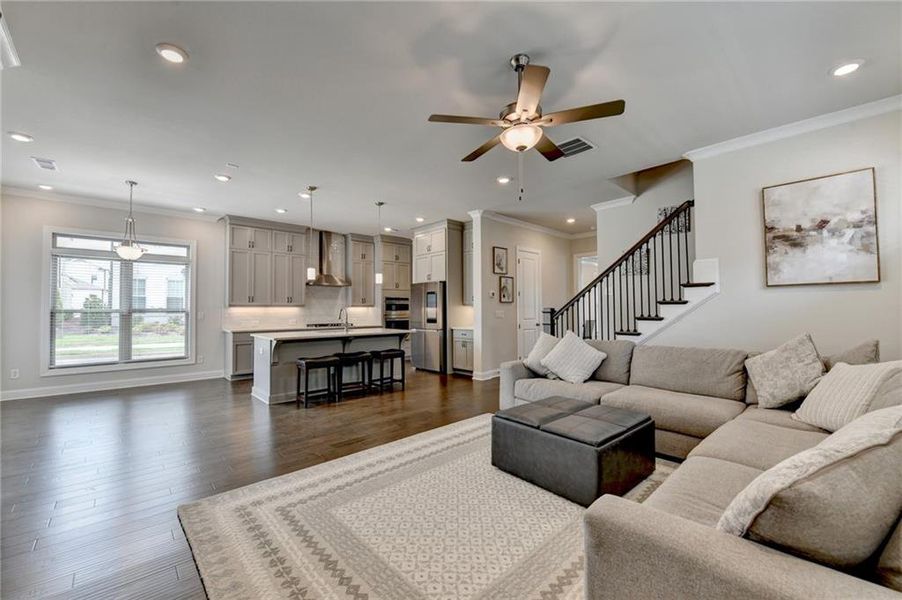Furnished interior view inside a new home in , Duluth (Image 30).