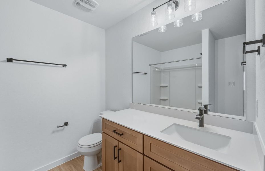 Representative furnished interior of a home built from the Kisko by Pulte Homes in Sunfield, Mustang Ridge (Image 9).