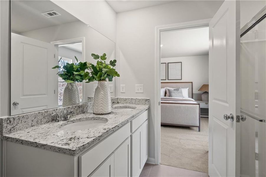 Furnished interior view inside a new home in Avery Ridge, Gainesville (Image 17).