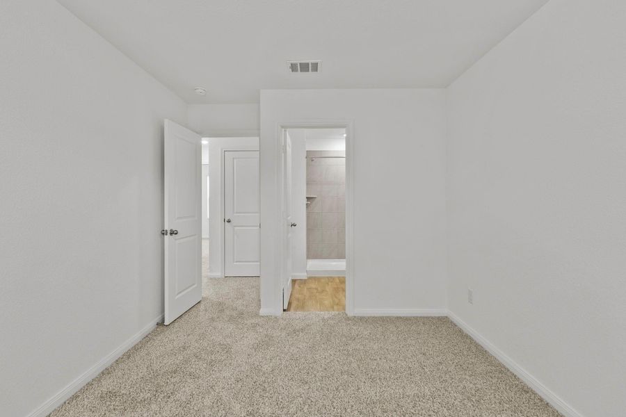 Spacious, unfurnished interior of a new home in William Trails, Willis (Image 16). Spacious, unfurnished interior of a new home in William Trails, Willis (Image 16).