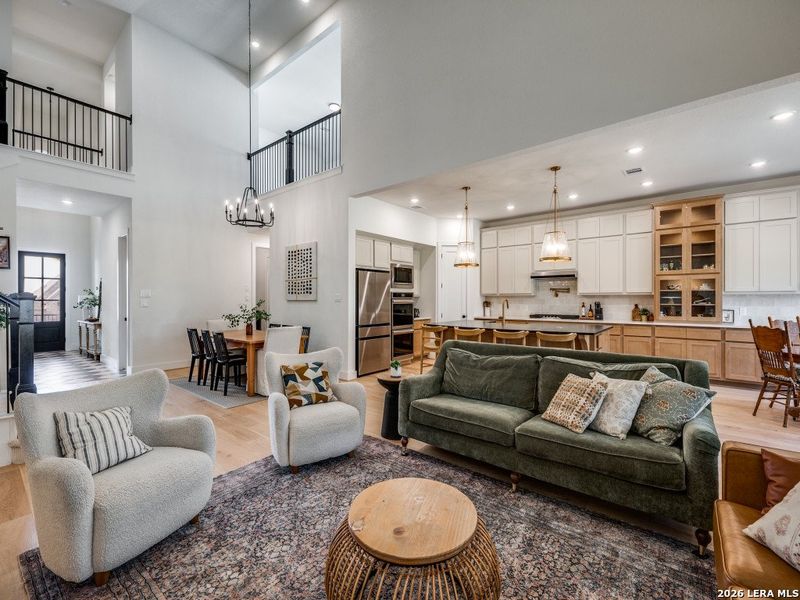 Furnished interior view inside a new home in The Ranches at Creekside, Boerne (Image 4).