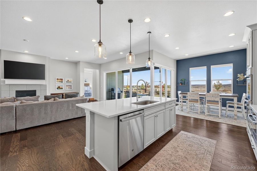 Furnished interior view inside a new home in , Erie (Image 28). Furnished interior view inside a new home in , Erie (Image 28).