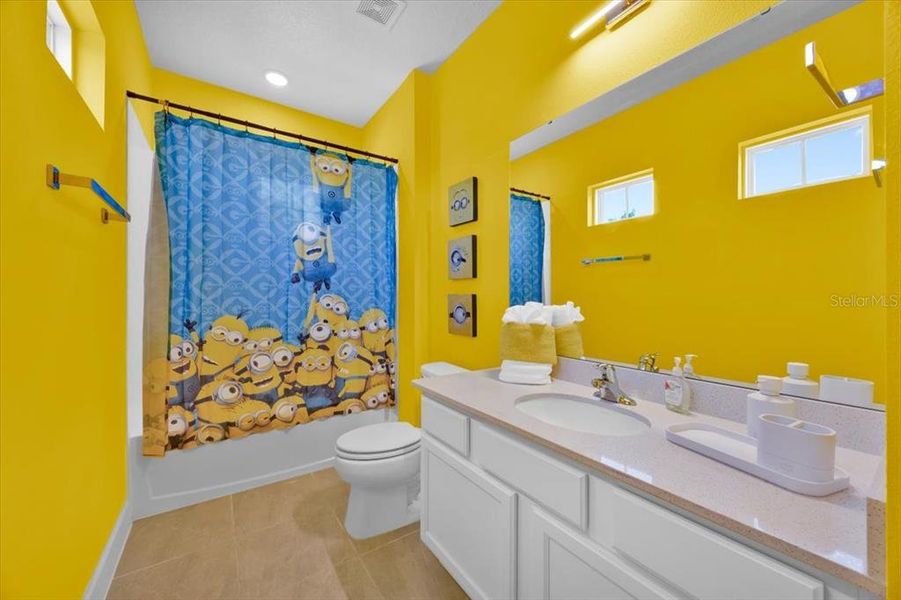 Furnished interior view inside a new home in , Reunion (Image 32).