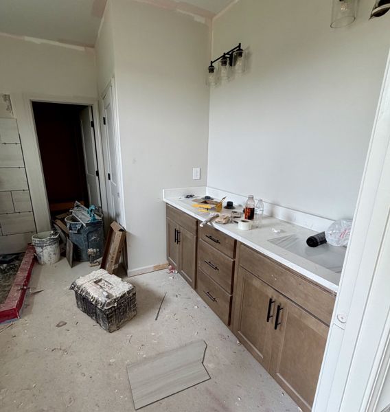 In-progress construction of a new home in Veal Meadows, Roopville, GA (Image 6).