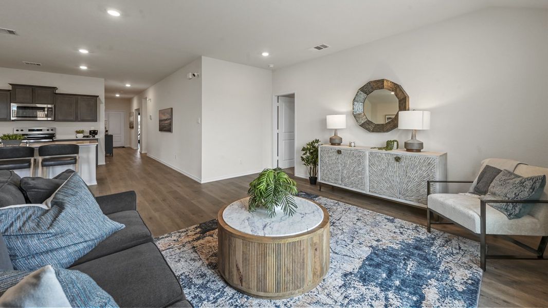 Furnished interior view inside a new home in Sanger Circle, Sanger (Image 9).
