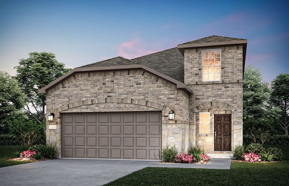 The Fentress, a 2-story new construction home showing Home Exterior LS202