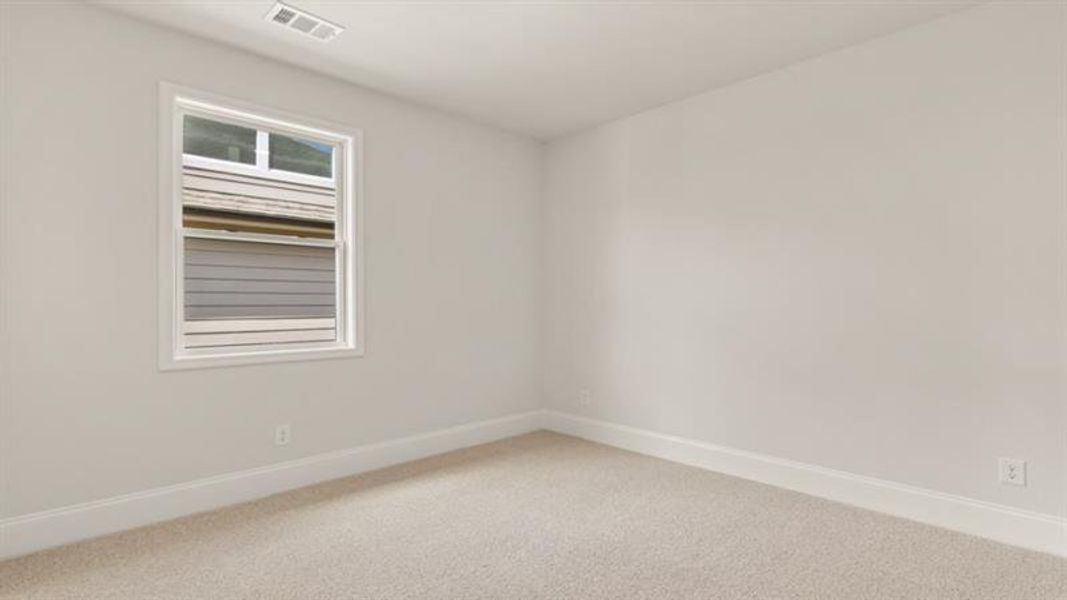 Spacious, unfurnished interior of a new home in Hamptons at Riverwood North, Dallas (Image 65).