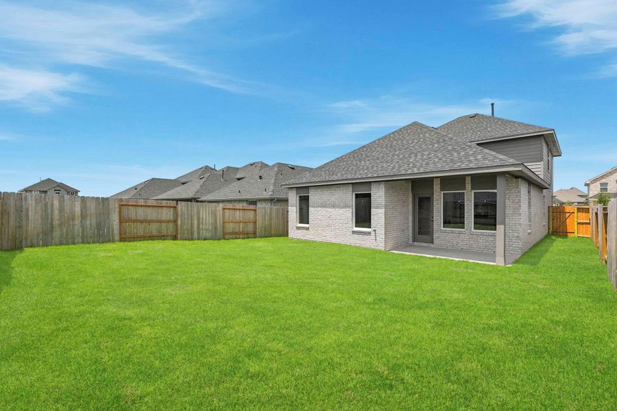 Exterior details and patio area of a home in Cypress Green, Hockley (Image 2). Exterior details and patio area of a home in Cypress Green, Hockley (Image 2).