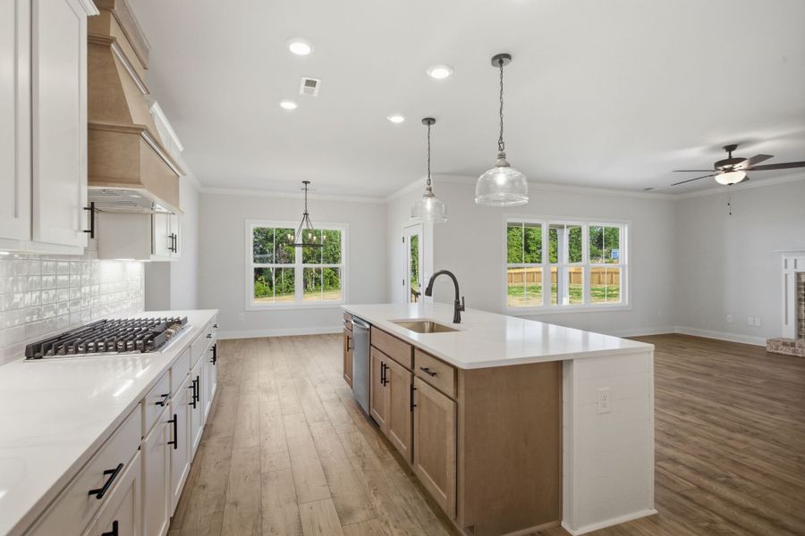Furnished interior view inside a new home in Cherokee Knoll, Williamston (Image 7).