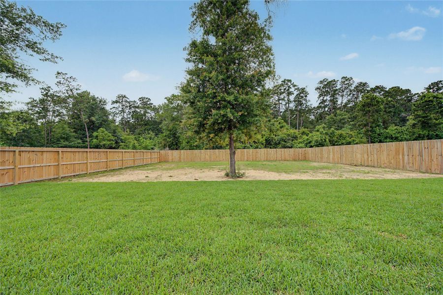 pacious fenced backyard with mature tree views and plenty of room to create your ideal outdoor retreat.