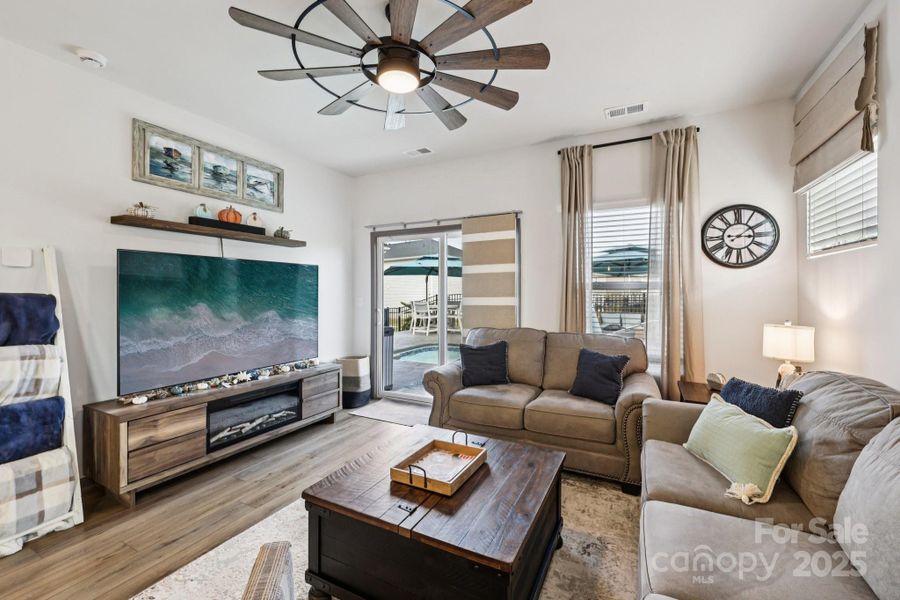 Furnished interior view inside a new home in Monterey Park, York (Image 32). Furnished interior view inside a new home in Monterey Park, York (Image 32).