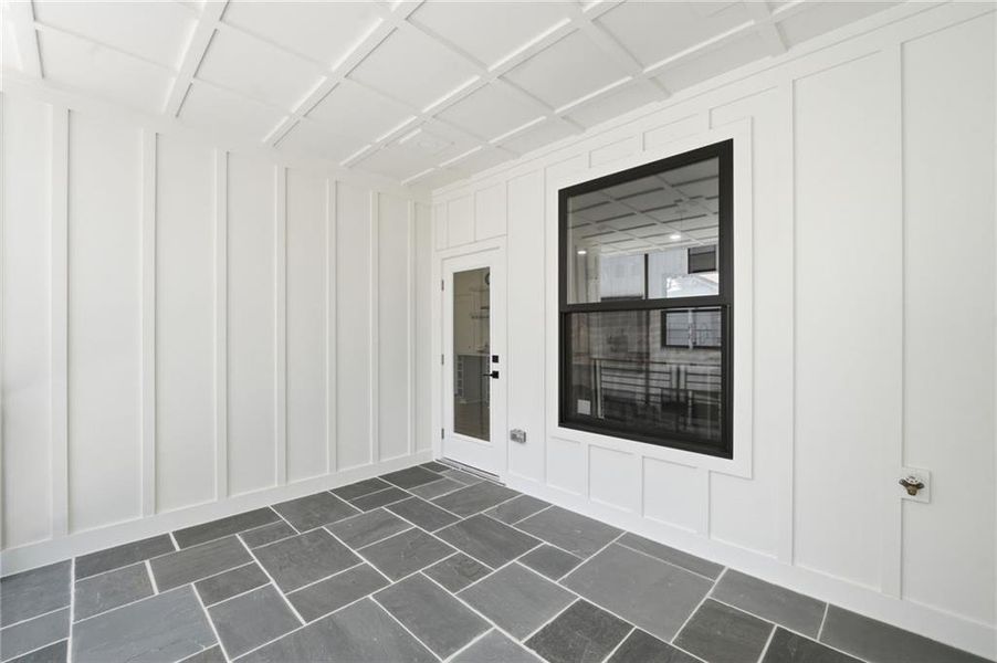 Exterior details and patio area of a home in , Roswell (Image 34).