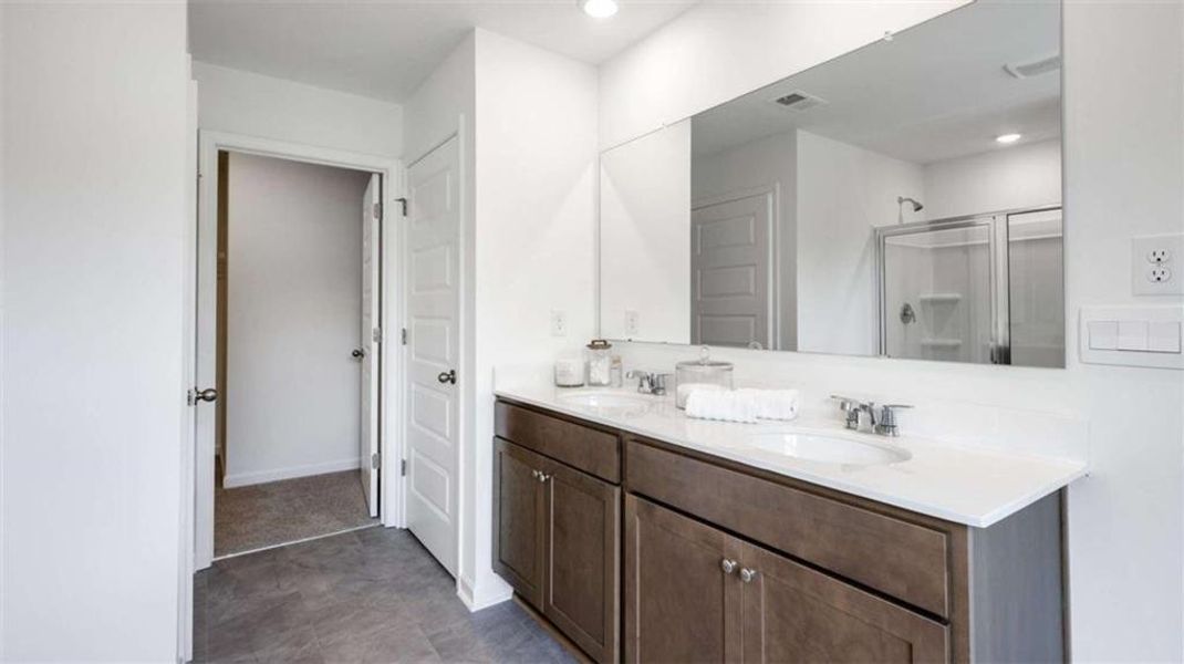 Furnished interior view inside a new home in Barrett Cove, Marietta (Image 19).