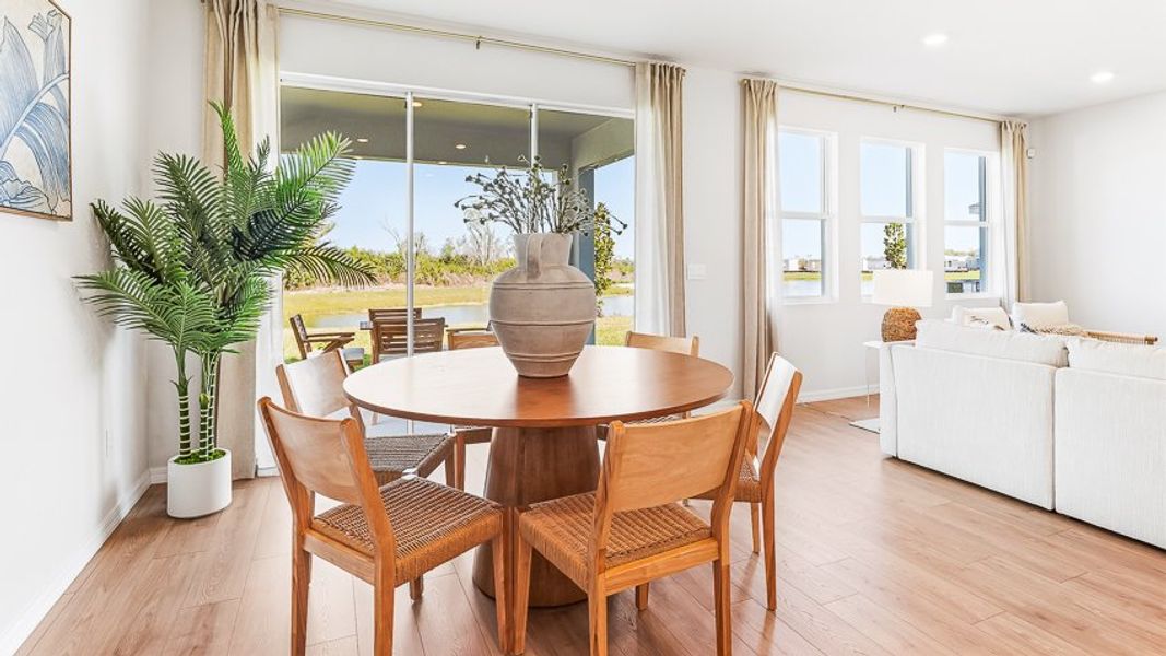 Representative furnished interior of a home built from the Coral by D.R. Horton in Silverstone North, Palmetto (Image 8).
