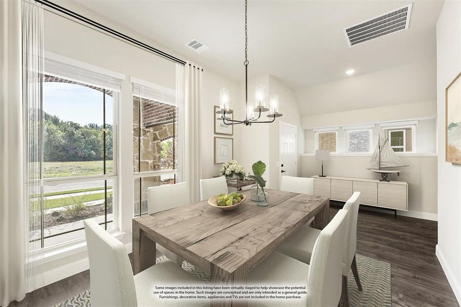 Furnished interior view inside a new home in East Oak Creek 50-55, Commerce (Image 16).