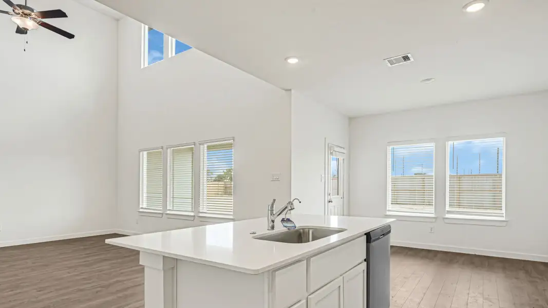 Furnished interior view inside a new home in Harvest Pointe, Needville (Image 4).