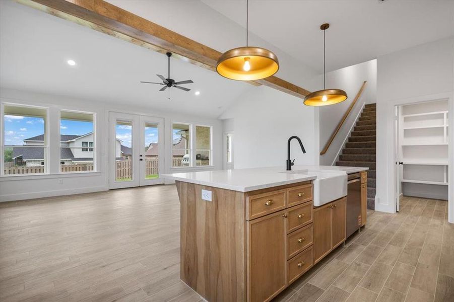 Furnished interior view inside a new home in , Lindale (Image 13).