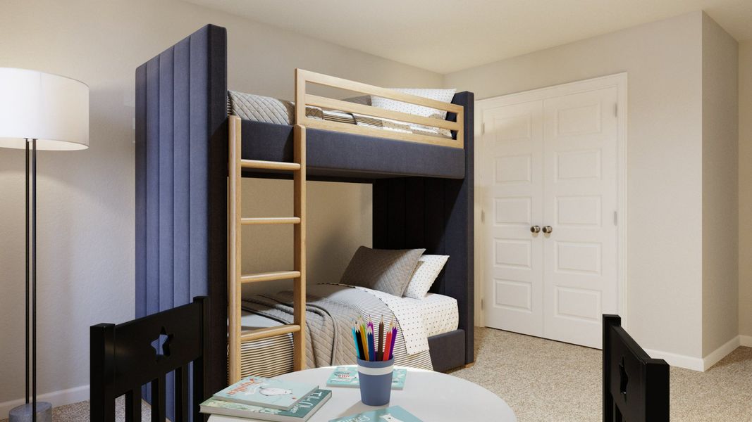 Representative furnished interior of a home built from the The Bluff by Legend Homes in Hanna Ranch, Fort Worth (Image 16). Representative furnished interior of a home built from the The Bluff by Legend Homes in Hanna Ranch, Fort Worth (Image 16).