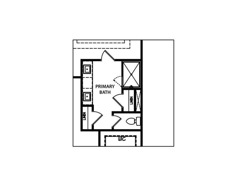 2D floor plan layout for the The Maplewood by My Home Communities in Magnolia Ridge, Monroe, GA (Image 5).
