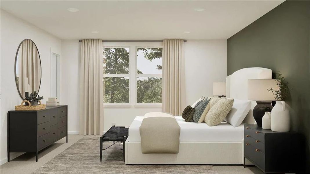 Furnished interior view inside a new home in , Locust Grove (Image 15).