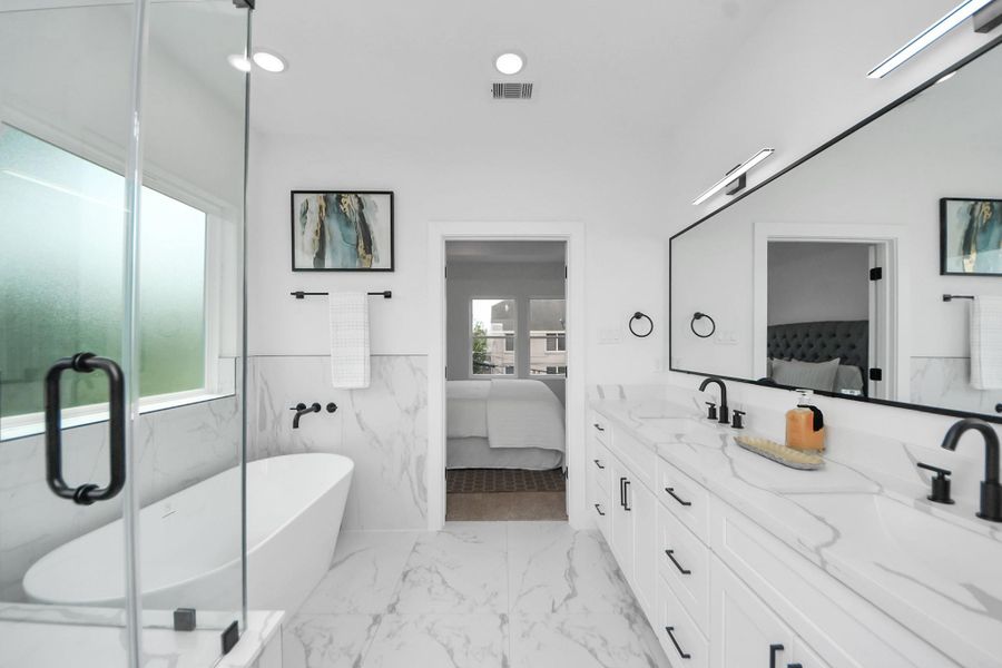 Primary bathroom Primary bathroom