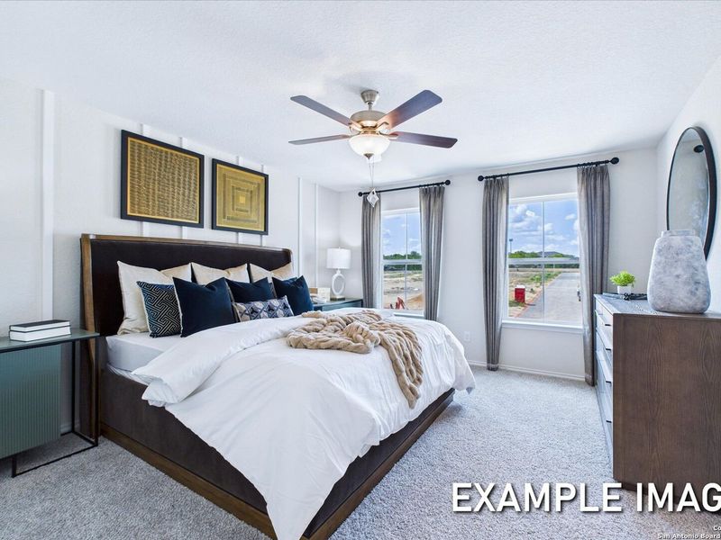 Furnished interior view inside a new home in Meadows at Oak Creek, San Antonio (Image 18). Furnished interior view inside a new home in Meadows at Oak Creek, San Antonio (Image 18).