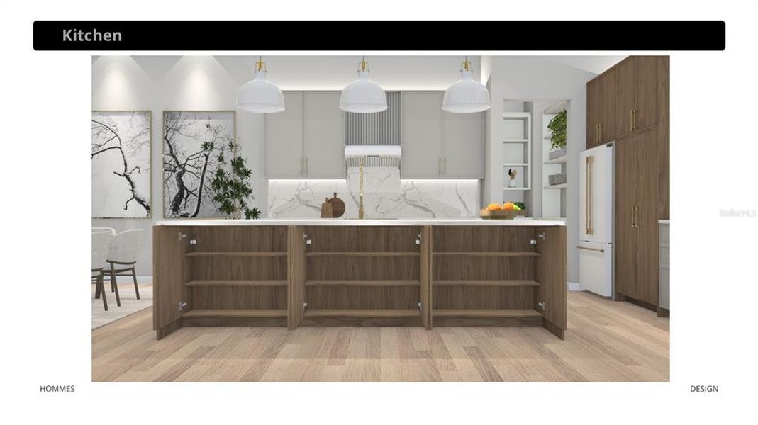 Furnished interior view inside a new home in , Winter Park (Image 17).