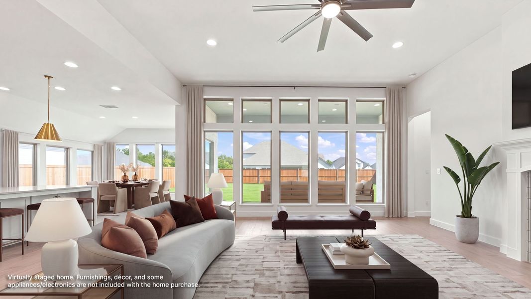 Furnished interior view inside a new home in Sonoma Verde, McLendon-Chisholm (Image 5).