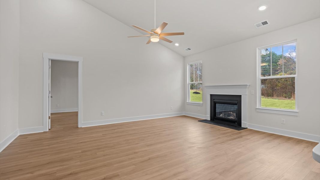 Furnished interior view inside a new home in Iris Meadows, Moore (Image 12).