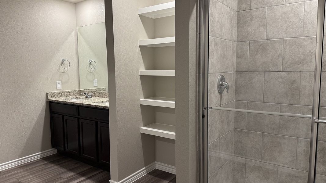 Furnished interior view inside a new home in London Towne, Corpus Christi (Image 13). Furnished interior view inside a new home in London Towne, Corpus Christi (Image 13).